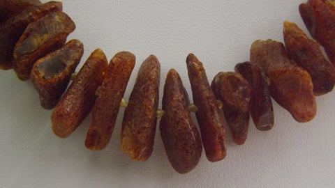 Raw Baltic Amber Necklaces & Bracelets
