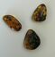 BALTIC AMBER PENDANT SMALL BROWN, PRICE IS FOR 3 ITEMS  7.90 gm ALLUREGEM S1862