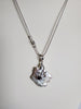 925 Sterling Silver Freshwater Pearl Pendant Necklace 18 " Alluregem S1022