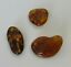 BALTIC AMBER PENDANT SMALL BROWN, PRICE IS FOR 3 ITEMS  6.87 gm ALLUREGEM S1891