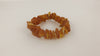 BALTIC AMBER CHIP STRETCH BRACELET RAW HONEY 27 gm 7.5 "  ALLUREGEM S1275