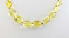 GENUINE  BALTIC AMBER  NECKLACE,LEMON  12 gm  22"  ALLUREGEM S1492