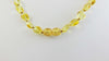 GENUINE  BALTIC AMBER  NECKLACE,LEMON  12 gm  22"  ALLUREGEM S1492