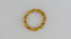 BALTIC AMBER CHIPS STRETCH BRACELET, BUTTER-WHITE  8-10 gm 8-13 mm  8 " ALLUREGEM S1264