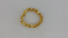 BALTIC AMBER CHIPS STRETCH BRACELET, BUTTER-WHITE  8-10 gm 8-13 mm  7.5 " ALLUREGEM S1202