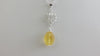 Natural Baltic Amber Pendant Necklace, 925 Sterling Silver, Unpolished Amber 20 " ALLUREGEM S1418