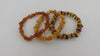 BALTIC AMBER CHIPS STRETCH BRACELET "SET OF 3" 23-25 gm 9-13 mm  7" ALLUREGEM S1185