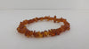 BALTIC AMBER CHIPS STRETCH BRACELET "SET OF 3" 23-25 gm 9-13 mm  7" ALLUREGEM S1185