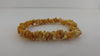 BALTIC AMBER CHIPS STRETCH BRACELET "SET OF 3" 23-25 gm 9-13 mm  7" ALLUREGEM S1185