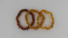 BALTIC AMBER CHIPS STRETCH BRACELET "SET OF 3"  23-25 gm  7"  ALLUREGEM S1082