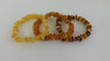 BALTIC AMBER CHIPS STRETCH BRACELET "SET OF 3"  29-30  gm  7.5 "  ALLUREGEM S1565