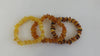 BALTIC AMBER CHIPS STRETCH BRACELET "SET OF 3"  29-30  gm  7.5 "  ALLUREGEM S1565