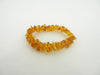 BALTIC AMBER CHIP STRETCH BRACELET POLISHED 19-22 gm 8.5"  ALLUREGEM S1506