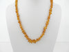 BALTIC AMBER NECKLACE & BRACELET SET, CHIPS, 22-24 gm   20 " ALLUREGEM S1132