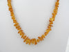 BALTIC AMBER NECKLACE & BRACELET SET, CHIPS, 22-24 gm   20 " ALLUREGEM S1132