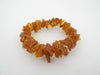 BALTIC AMBER CHIP STRETCH BRACELET RAW HONEY 25 gm 7.5 "  ALLUREGEM S1291