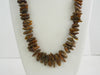 BALTIC AMBER LONG NECKLACE LARGE CHIPS GREEN 75-80 gm 27 " ALLUREGEM S1131
