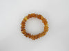 BALTIC AMBER CHIP STRETCH BRACELET RAW HONEY 18 gm 7.5 "  ALLUREGEM S1293
