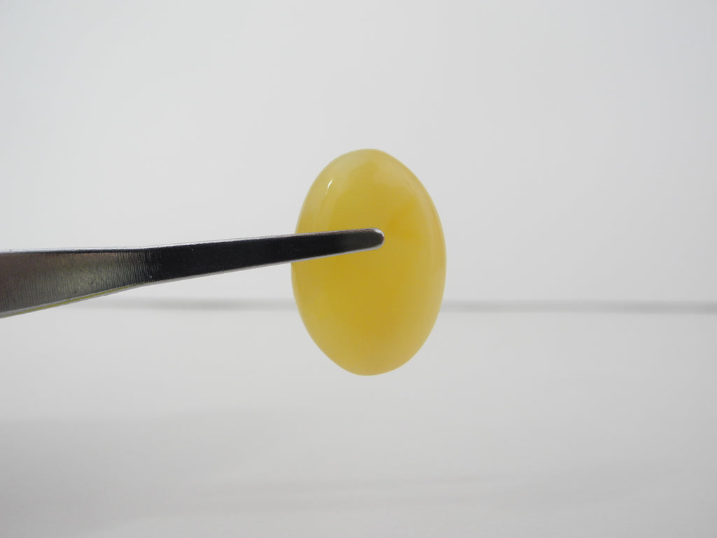 GENUINE BALTIC AMBER CABOCHON STONE, BUTTER 1.2 gm ALLUREGEM S1901