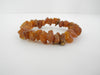 BALTIC AMBER CHIP STRETCH BRACELET RAW HONEY 16 gm 7.5 "  ALLUREGEM S1266