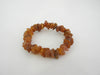 BALTIC AMBER CHIP STRETCH BRACELET RAW HONEY 16 gm 7.5 "  ALLUREGEM S1266