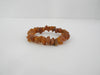 BALTIC AMBER CHIP STRETCH BRACELET RAW HONEY 16 gm 7.5 "  ALLUREGEM S1266