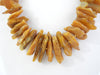 BALTIC AMBER NECKLACE CHIPS RAW GRADUATED, HONEY 83  gm 26 " ALLUREGEM S1289