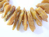 BALTIC AMBER NECKLACE CHIPS RAW GRADUATED, HONEY 83  gm 26 " ALLUREGEM S1289