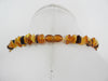 BALTIC AMBER CHIPS NECKLACE,POLISHED MULTI-COLOR 30-32 gm 22 " Alluregem S1550