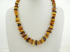 BALTIC AMBER CHIPS NECKLACE,POLISHED MULTI-COLOR 30-32 gm 22 " Alluregem S1114