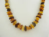 BALTIC AMBER CHIPS NECKLACE,POLISHED MULTI-COLOR 30-32 gm 22 " Alluregem S1114