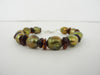 GENUINE AMBER & PEARL BRACELET MULTI-COLOR 21 gm  7-12 mm 8 " ALLUREGEM  S1295
