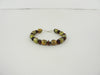 GENUINE AMBER & PEARL BRACELET MULTI-COLOR 21 gm  7-12 mm 8 " ALLUREGEM  S1295