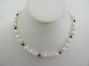 925 STERLING SILVER FRESHWATER PEARL & LAPIS NECKLACE SET, 33 gm 16" ALLUREGEM S1399