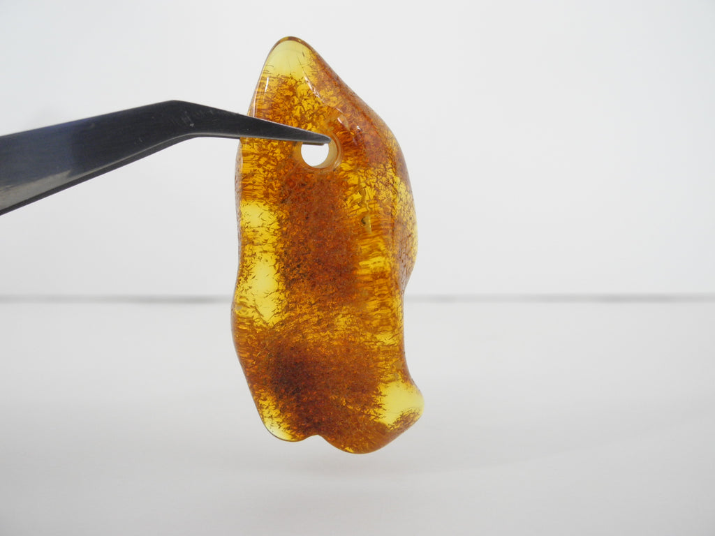 GENUINE BALTIC AMBER PENDANTFOCAL BEAD, LEMON 6.7 gm ALLUREGEM S1887