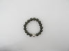 925 STERLING SILVER GREEN GARNET BRACELET 57 gm 12 mm 8 " ALLUREGEM S1525