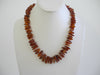 BALTIC AMBER CHIPS NECKLACE,POLISHED HONEY 33-36 gm 20 " Alluregem S1557