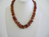 BALTIC AMBER CHIPS NECKLACE,POLISHED HONEY 33-36 gm 20 " Alluregem S1557