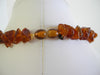 BALTIC AMBER CHIPS NECKLACE,POLISHED HONEY 33-36 gm 20 " Alluregem S1557