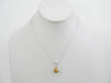 Baltic Amber Pendant Necklace, 925 Sterling Silver  16" ALLUREGEM S1166