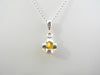 Baltic Amber Pendant Necklace, 925 Sterling Silver  16" ALLUREGEM S1166