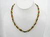 Baltic Amber & Gemstone Necklace, 925 Sterling Silver, 18" ALLUREGEN S1414