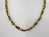 Baltic Amber & Gemstone Necklace, 925 Sterling Silver, 18" ALLUREGEN S1414