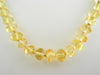 GENUINE  BALTIC AMBER  NECKLACE,LEMON  12 gm  21"  ALLUREGEM S1491