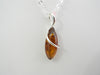 Baltic Amber Pendant Necklace, 925 Sterling Silver, 20" ALLUREGEM  S1067
