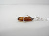 Baltic Amber Pendant Necklace, 925 Sterling Silver, 20" ALLUREGEM  S1067