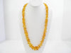BALTIC AMBER NECKLACE CHIPS GRADUATED, HONEY 60 gm 28 " ALLUREGEM S1020