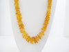 BALTIC AMBER NECKLACE CHIPS GRADUATED, HONEY 60 gm 28 " ALLUREGEM S1020