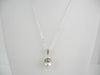 925 Sterling Silver Freshwater Pearl Pendant Necklace 10 gm 13.5 mm 20 " Alluregem S1704