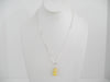 Natural Baltic Amber Pendant Necklace, Butter 20 " ALLUREGEM S1405